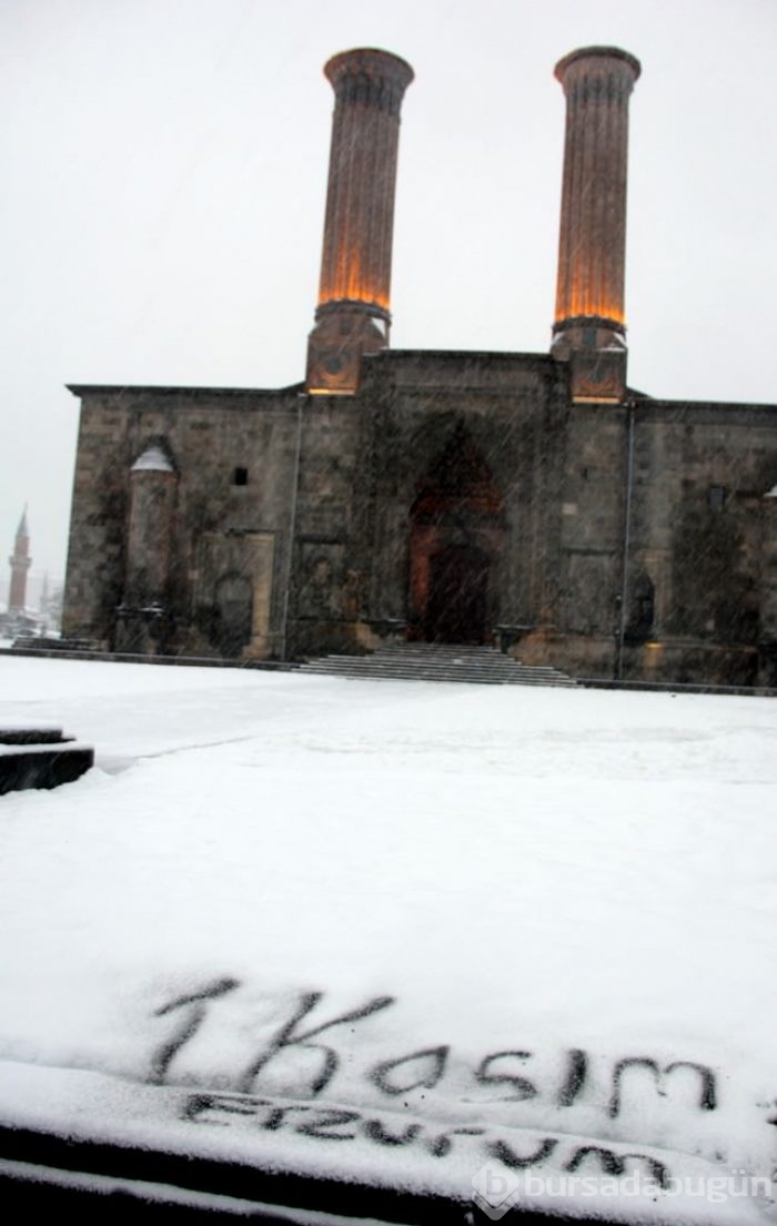 Yurttan kar manzaraları