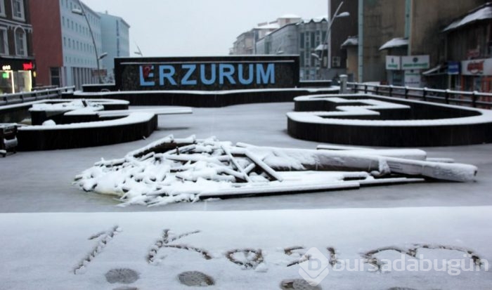 Yurttan kar manzaraları