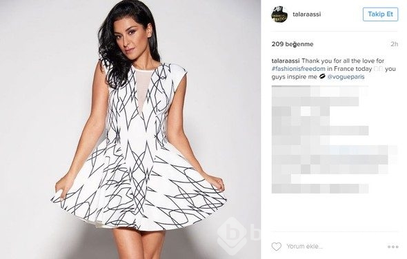 İranlı Tala Raassi bikini tasarlamaya başladı