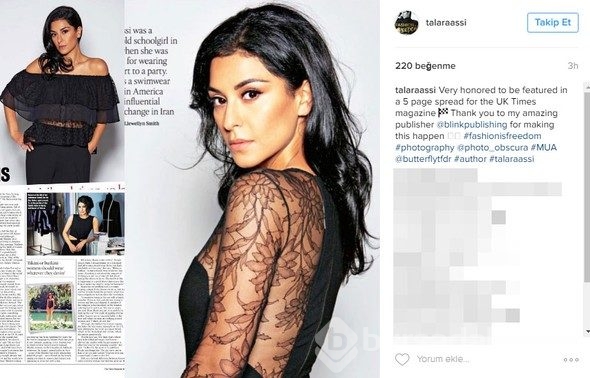 İranlı Tala Raassi bikini tasarlamaya başladı