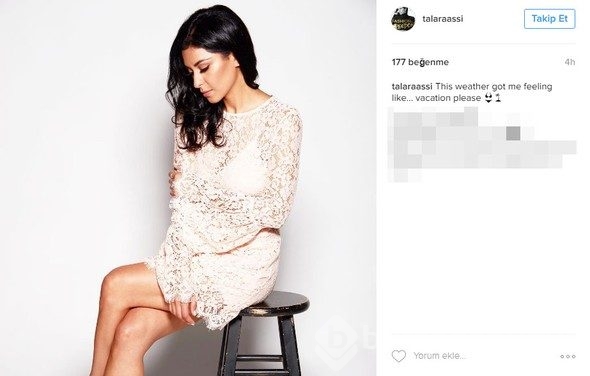 İranlı Tala Raassi bikini tasarlamaya başladı
