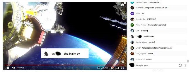 Nasa uzaydan canlı yayın yaptı Türk yorumları ortalığı kırdı geçirdi!