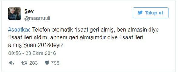 Saat kaç tweet'leri sosyal medyayı salladı