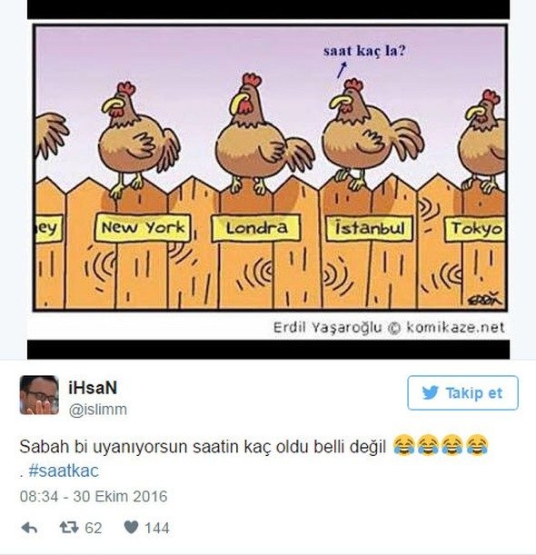 Saat kaç tweet'leri sosyal medyayı salladı