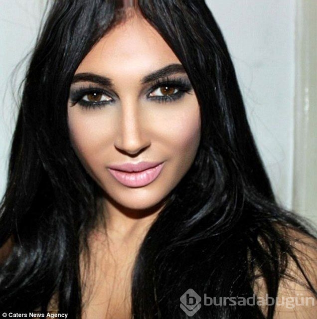 Kardashian'a benziyor diye...