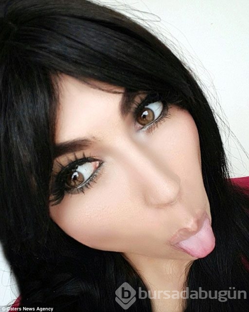 Kardashian'a benziyor diye...