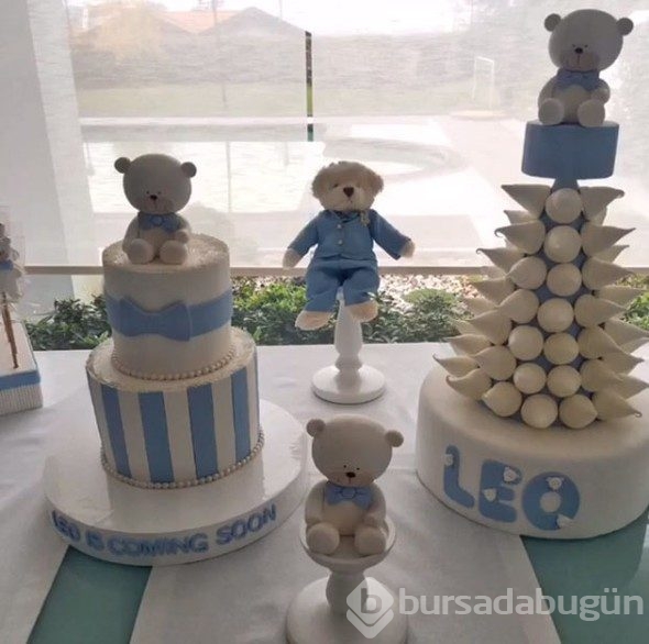 İpek Özkök oğlu için babyshower yaptı