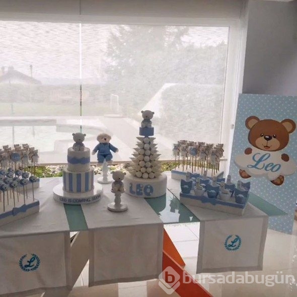 İpek Özkök oğlu için babyshower yaptı