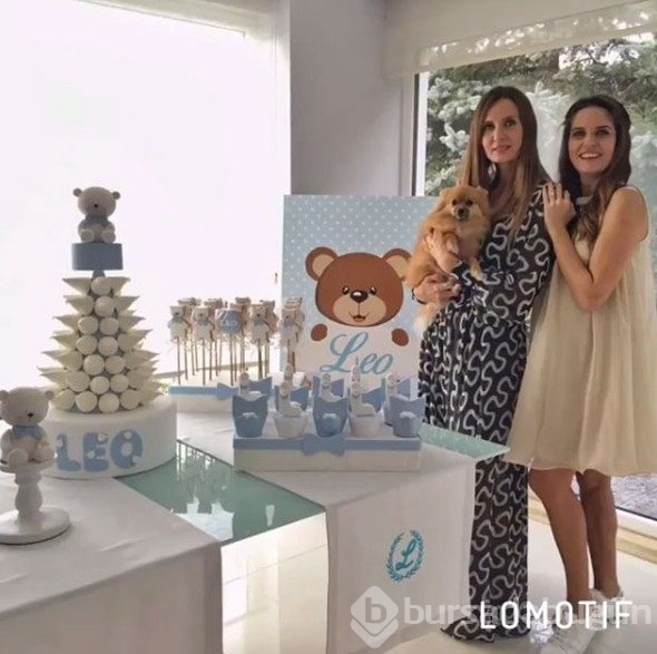 İpek Özkök oğlu için babyshower yaptı