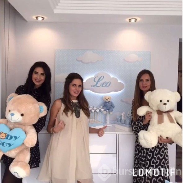 İpek Özkök oğlu için babyshower yaptı
