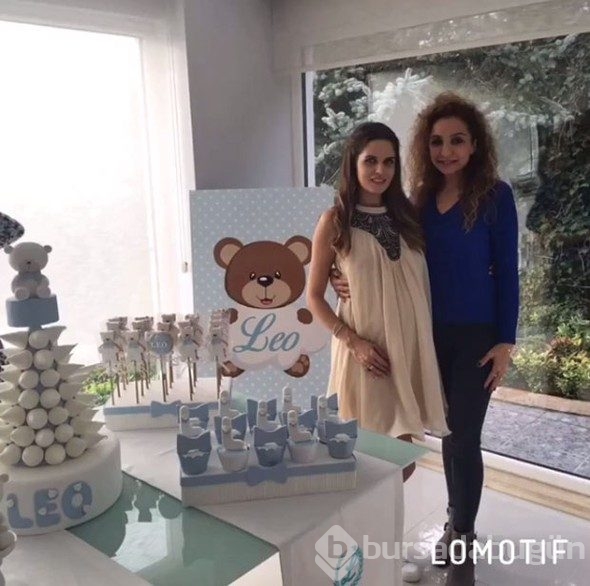 İpek Özkök oğlu için babyshower yaptı