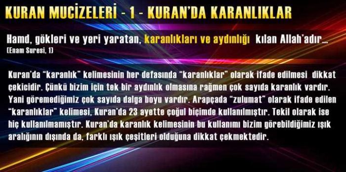 Kuran-ı Kerim mucizeleri