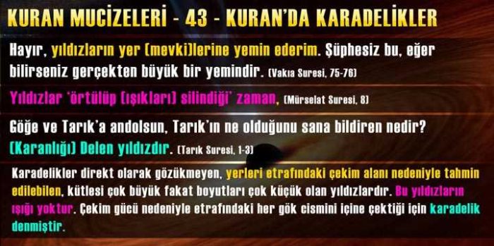 Kuran-ı Kerim mucizeleri