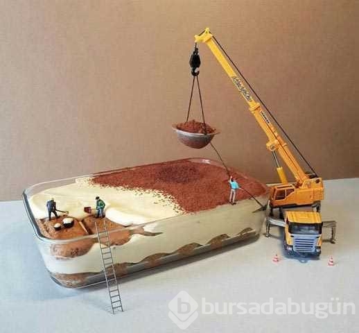 Tatlı yemeyi sanata dönüştürdüler