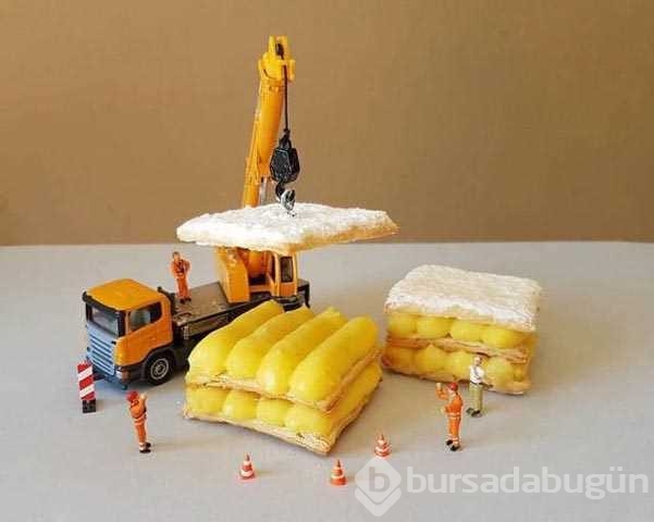 Tatlı yemeyi sanata dönüştürdüler