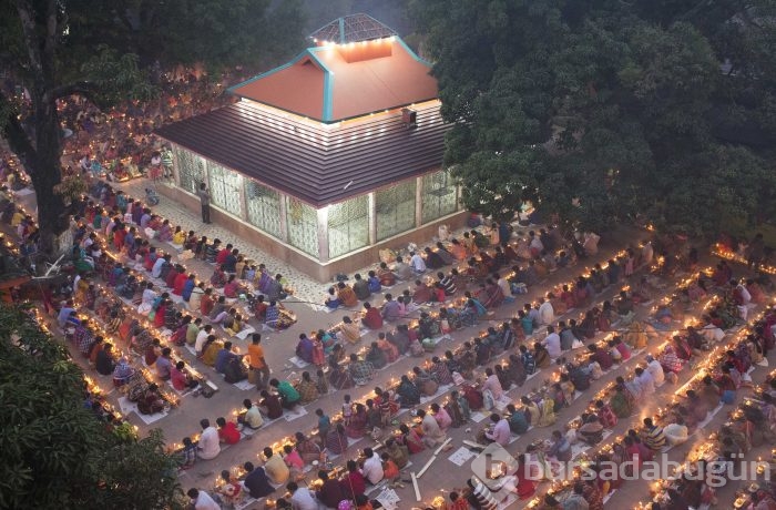 "Rakher Upobash" dini festivali'nden büyüleyen görüntüler...