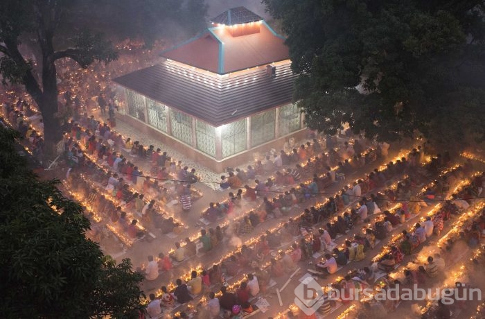 "Rakher Upobash" dini festivali'nden büyüleyen görüntüler...