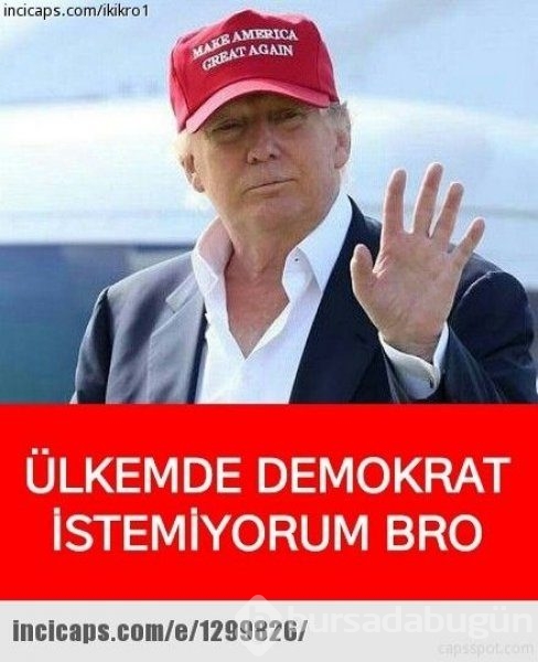 Sosyal medyada Donald Trump capsleri