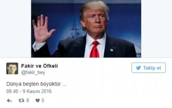 Donald Trump'ın Başkan seçilmesine mizah dolu tepkiler