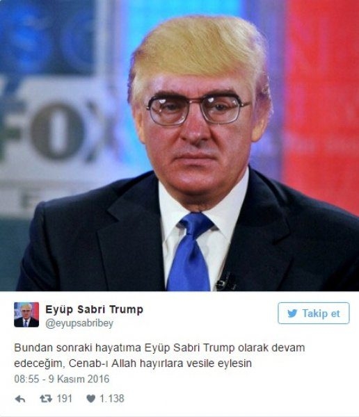 Donald Trump'ın Başkan seçilmesine mizah dolu tepkiler