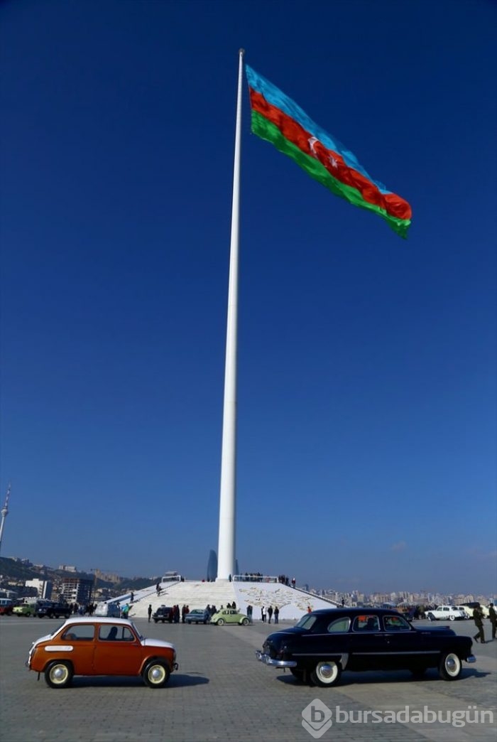 Azerbaycan'da Bayrak Günü kutlamalar