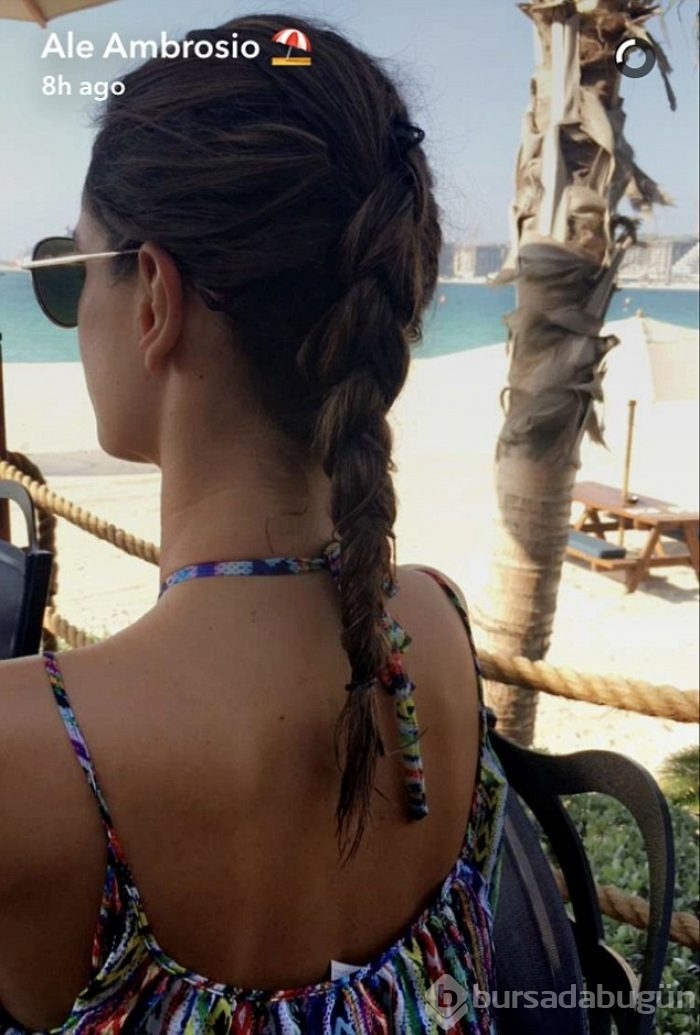 Victoria Secret'ın meleklerinden Alessandra Ambrosio Dubai'de