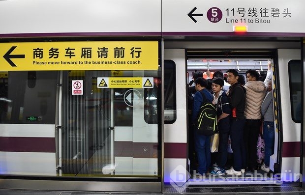 Çin metrosuna "business class" uygulaması