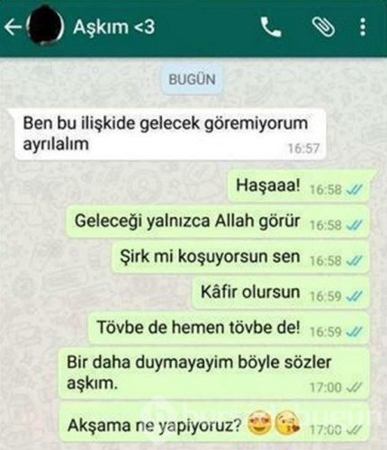 Bu mesajlar güldürüyor!