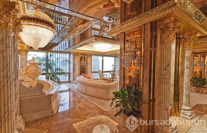 İşte Trump'ın altın kaplama o evi