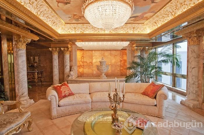 İşte Trump'ın altın kaplama o evi