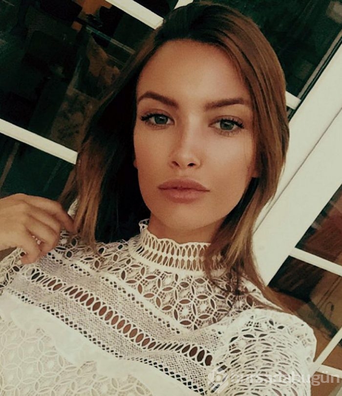 Alman model Anastasia Plewka Bodrum'da