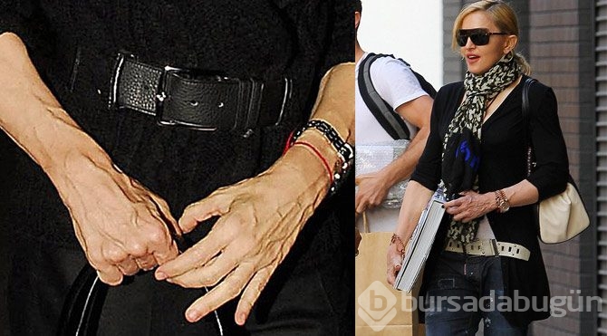Madonna'nın elleri yaşını ele verdi!