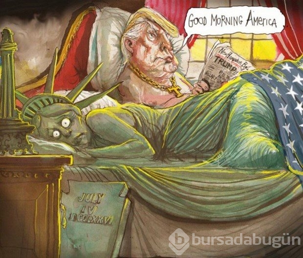 Seçim sonrası Trump karikatürleri