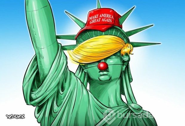 Seçim sonrası Trump karikatürleri