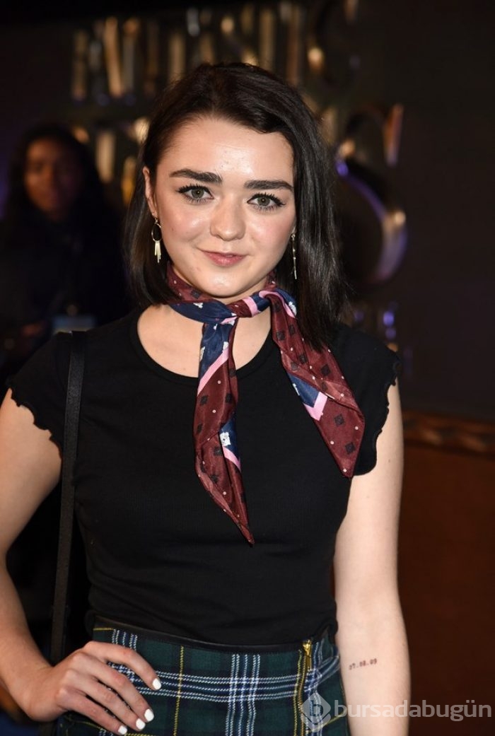 Maisie Williams'ın (Arya Stark) Game of Thrones dövmesi