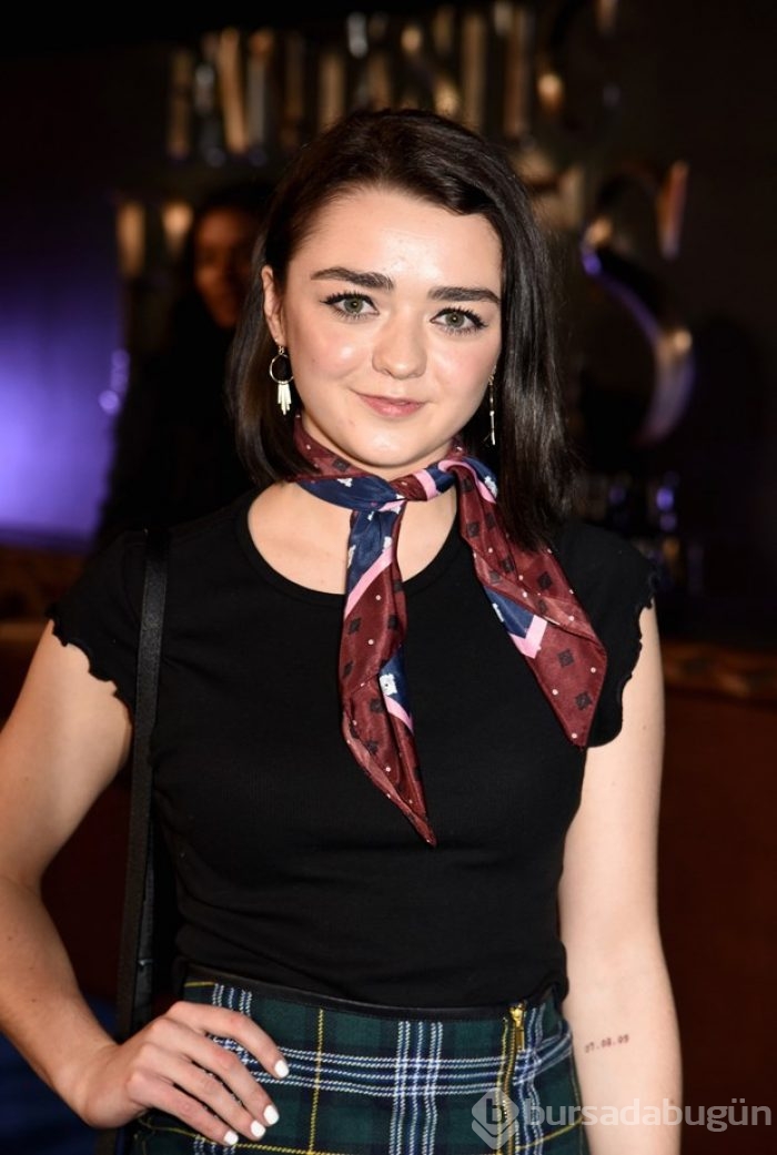 Maisie Williams'ın (Arya Stark) Game of Thrones dövmesi