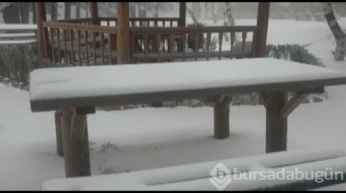 Kar Bursa'da yüzünü gösterdi!