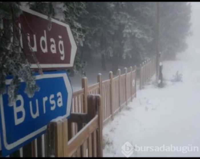 Kar Bursa'da yüzünü gösterdi!