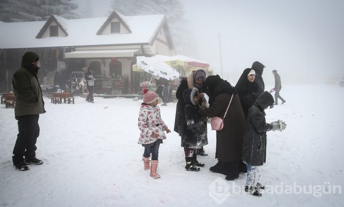 Kar Bursa'da yüzünü gösterdi!