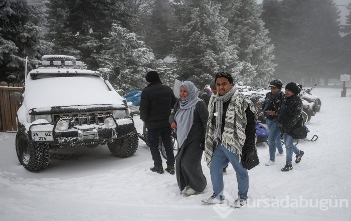 Kar Bursa'da yüzünü gösterdi!
