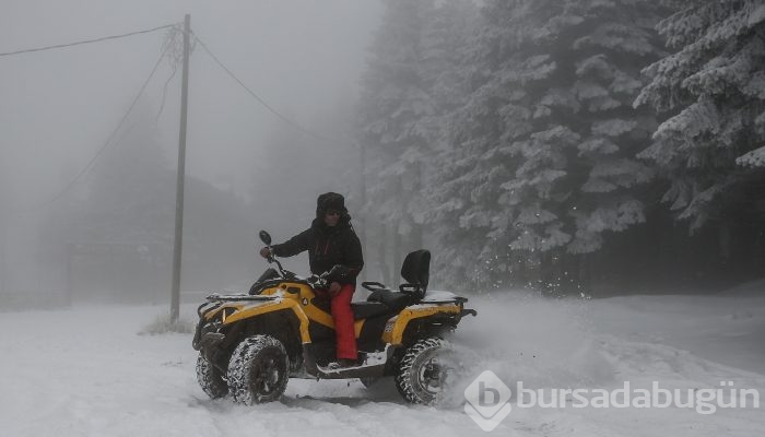Kar Bursa'da yüzünü gösterdi!