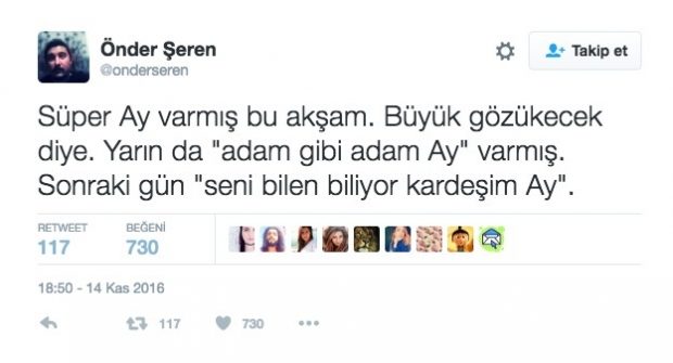 Twitter'da Süper Ay güldürdü!