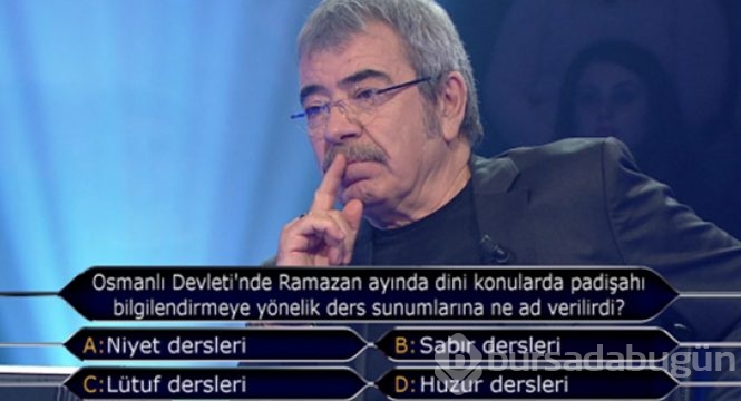Kim Milyoner Olmak İster'de bir ilk