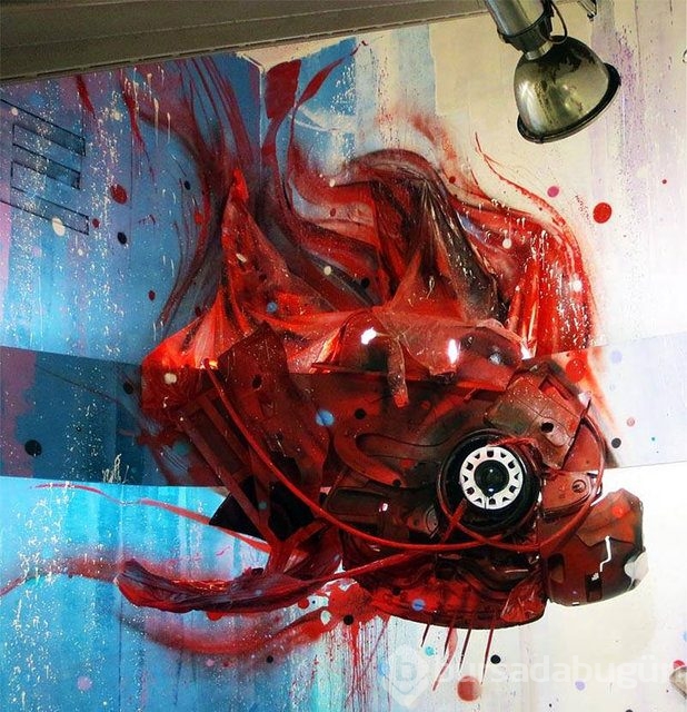 Hepsi çöp ama onları birer sanat eserine çeviriyor!