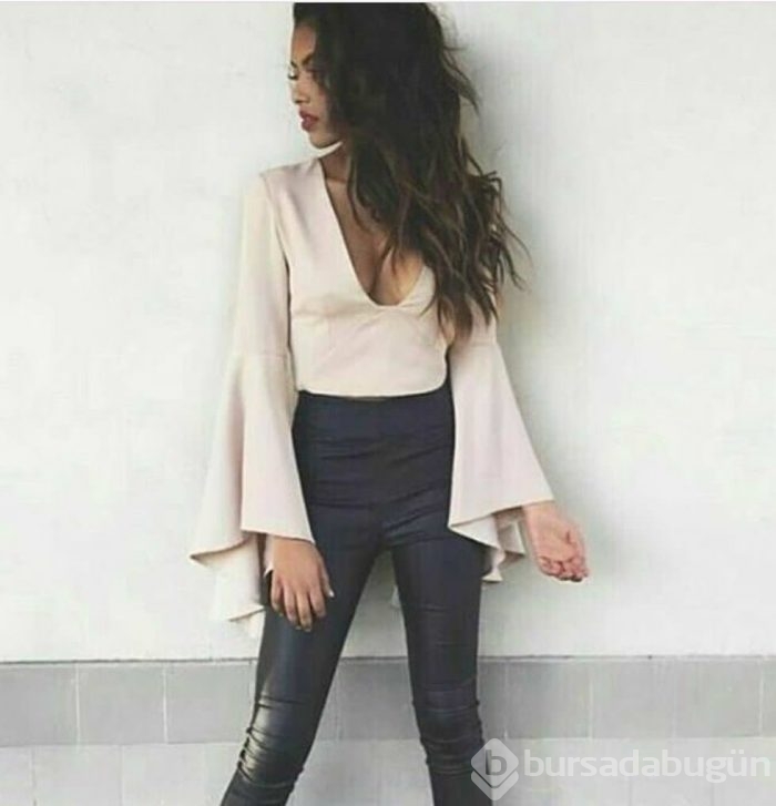 Volanlı kollar çok moda ancak...