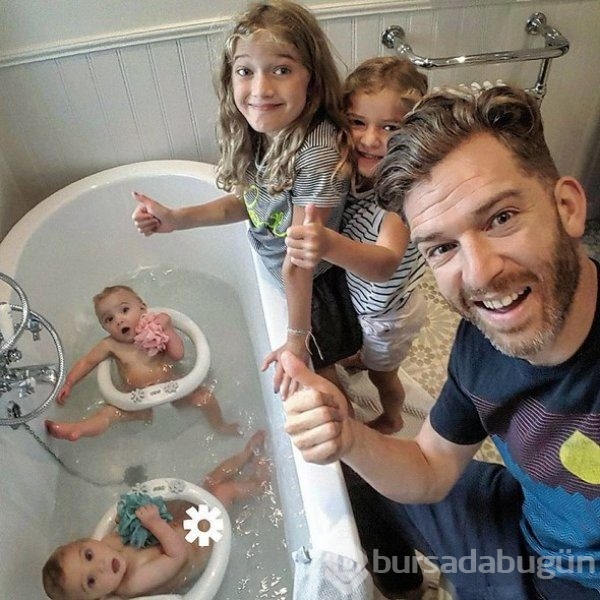 Baba ve kızları: İnstagram'ı böyle salladı