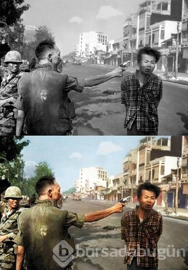Ünlü fotoğraflar renklendi
