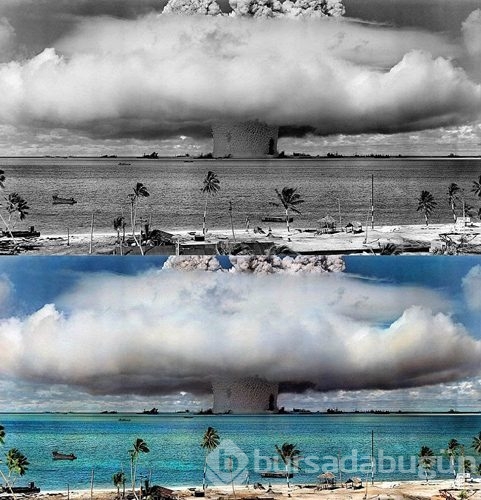 Ünlü fotoğraflar renklendi