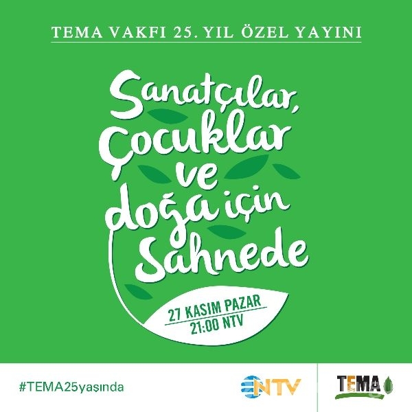 Ünlüler TEMA Vakfı için şarkı söyledi