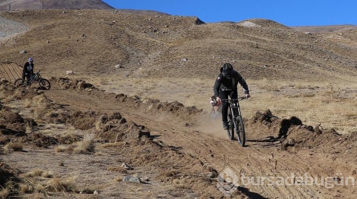 Erciyes bisikletçilerin gözdesi oldu